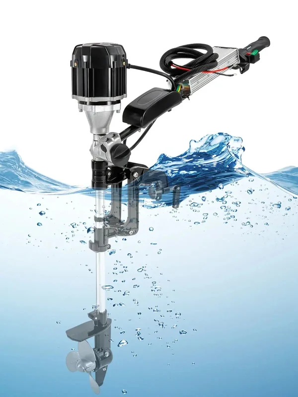 AliExpress - Elektrische buitenboordmotor Bootmotor 5HP 1000W Elektrische start Marine Trolley Driver Borstelloze motor Propeller