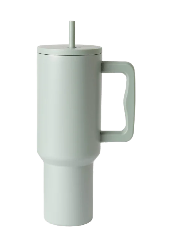 Åhléns Home Termosmugg med handtag 1,18 L Köksredskap Grön ONESIZE