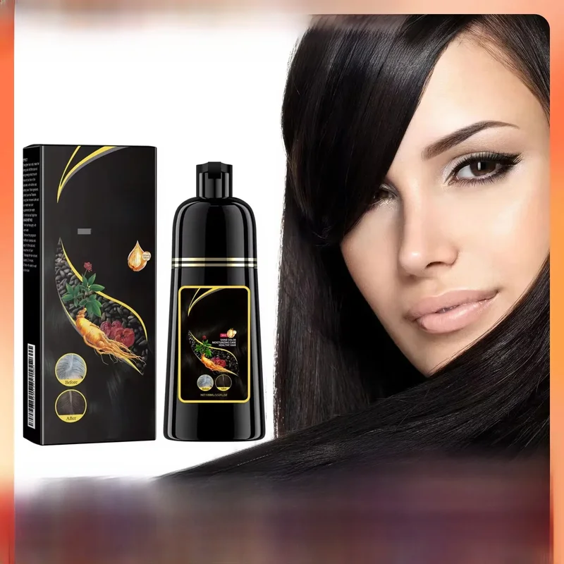 AliExpress - EELHOE shampooing de teinture pour cheveux noirs 3 en 1 croissance propre cheveux assombrissant nourrissant en profondeur shampooing de 