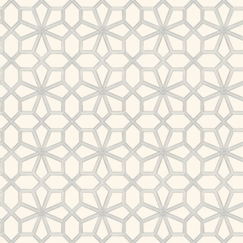 Wolsey Stars Wallpaper - Cole & Son Sample / Soot on Snow
