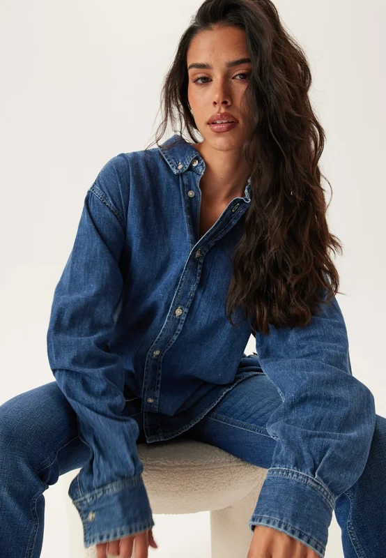 Dr. Denim - Ray Denim Shirt - Mid Retro