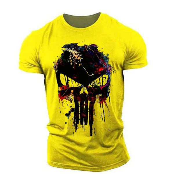 Vintage T-shirts för män 3d Vinking printed Street Retro Sparta Kortärmade Hip Hop-tröjor Oversized t-shirt Man Lösa kläder Z