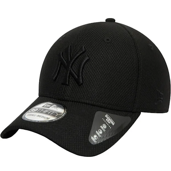 New Era Miesten New York Yankees Diamond Era 39THIRTY Stretch Cap -hattu - musta