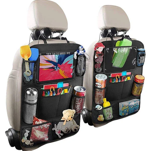 2-PACK Universal Car Back Seat Mobile/Tablet Holder Black Black Black