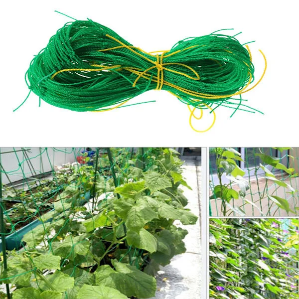 1,8m*3,6m 27 trådar trädgårdsväxt klätternät melon frukt blomvinda klätterväxt klätterrep