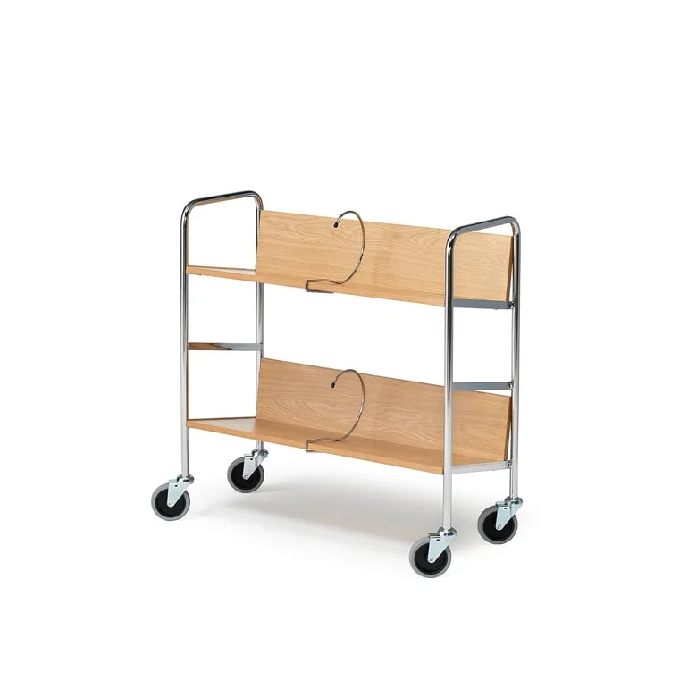 File trolley, 800x340x840 mm, oak