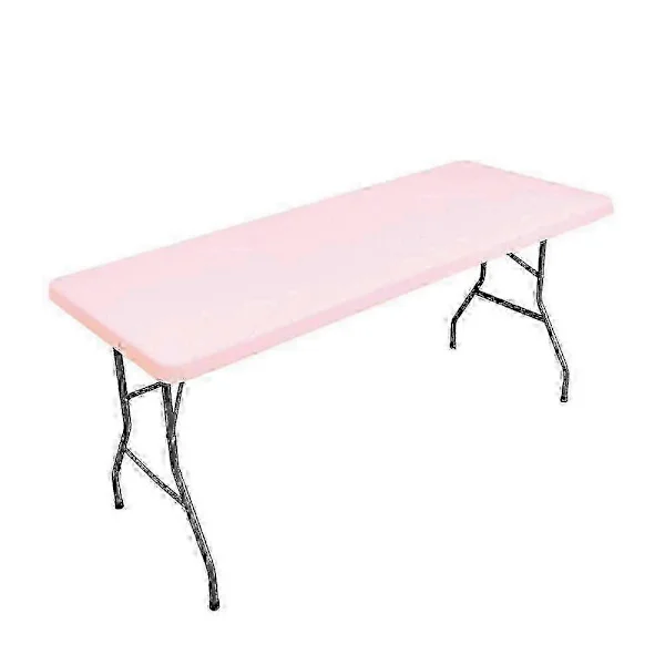 【YD】Premium Foldable Picnic Tablecloth Cover For Rectangular Outdoor Tables pink