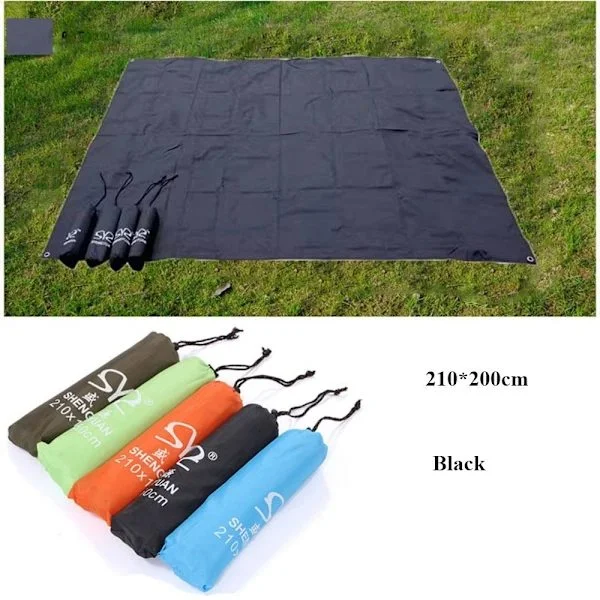 Telttalattia Pressu Piknik-matto MUSTA 210X200CM Musta 210x200cm