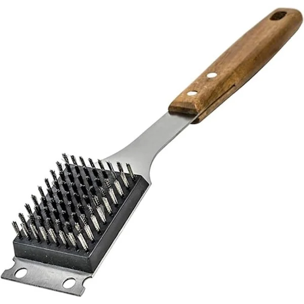 Grilliharja - Grillitarvikkeet - Puhdistusharja - Grillikaavin - Teräs - Grilliharja - Grillityökalut - Grillitarvikkeet - Puhdistussieni