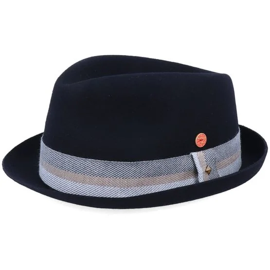Mayser - Black - fedora - Hat - Samu Wool Ink Hat - Hatstore