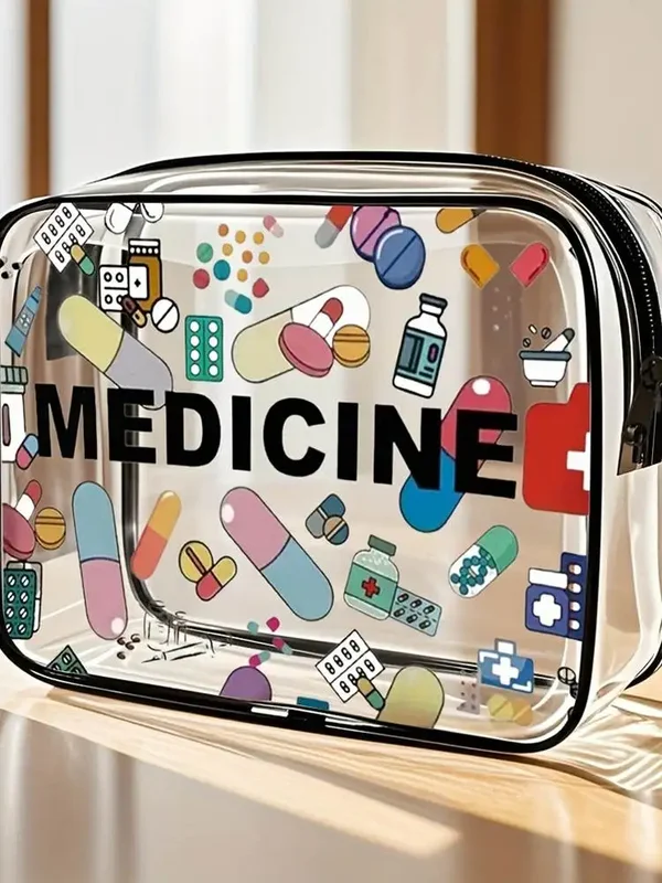 AliExpress - Medicijn Cosmetische Tas Dames Grote Capaciteit Reisorganisator Gemakkelijk Veeg Schoon Toilettasje Dagelijks Gebruik Reis Toilettas 