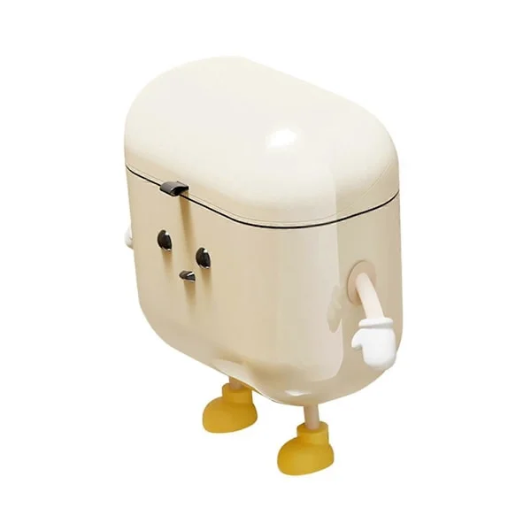 Hanging Trash Can for Kitchen, Wall Mounted Trash Can, Waste Container, Bucket, Trash Can with Lid for Toilet, Bedroom, Car