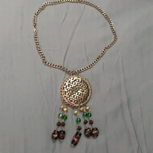 Statement halsband med stora pärlor