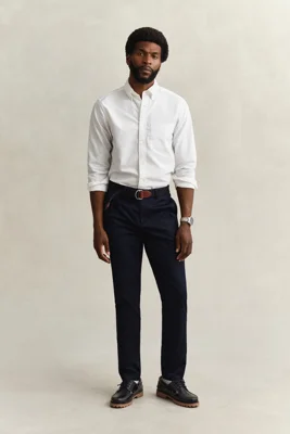GANT - Slim-fit sports chinos til herre evening blue