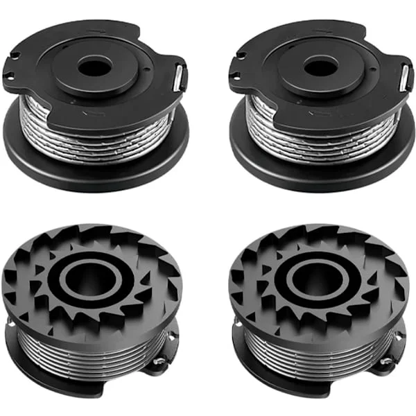 Klippelinjesett - 4 stk. linespoler egnet for Bosch trimmer gresstrimmer F016800351 - Linespole for gresstrimmer - Lengde: 6m, Ø 1.60mm -