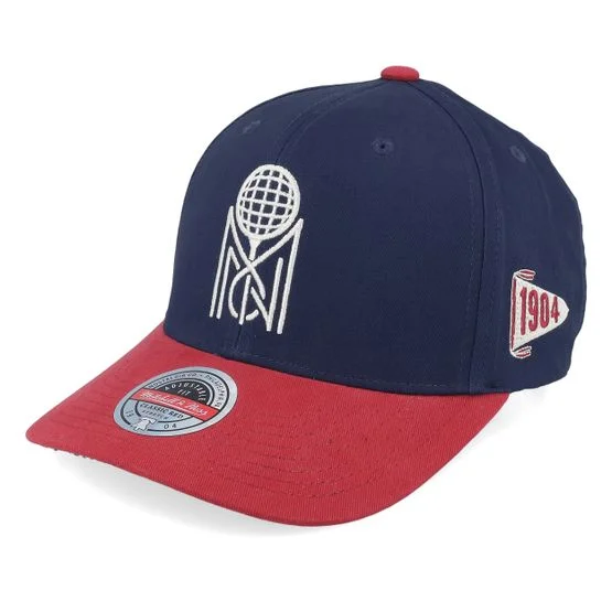 Mitchell & Ness - Azul adjustable Gorra - Own Brand Game Set Navy/Red Adjustable @ Hatstore