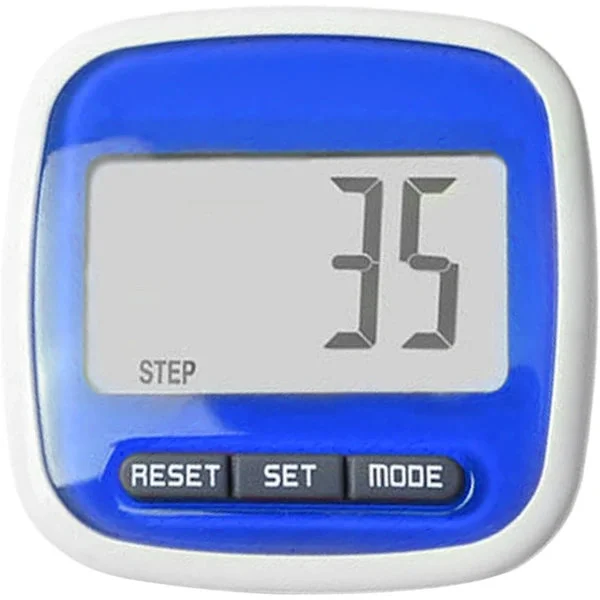 Pedometer with Clip, Accurate Step Counter - Simple Pedometer for Men, Women, and Children, Easy to Read
