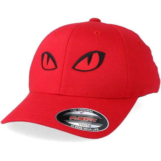 Kiddo Cap - Red - flexfit - Cap - Kids Snake Eyes Red Stretch Fit - Hatstore