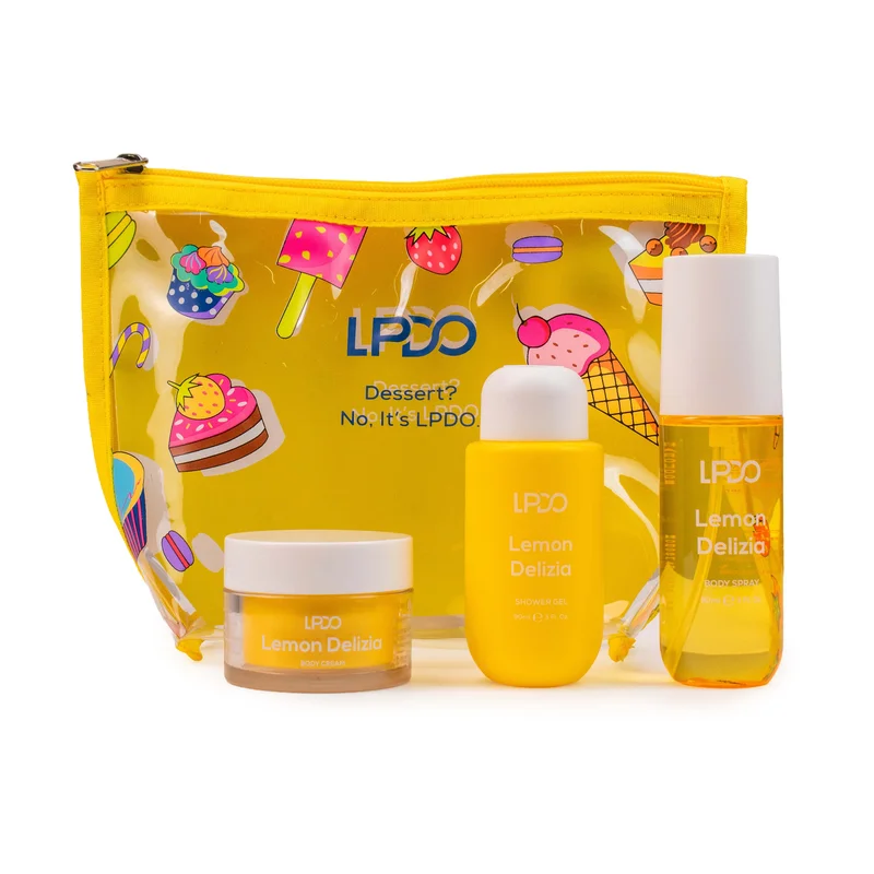 LPDO - Body Spray Lemon Delizia - Summer Kit - Acqua profumata donna,Cofanetti profumo donna,Acqua profumata uomo,Cofanetti profumo uomo,Acqua profuma