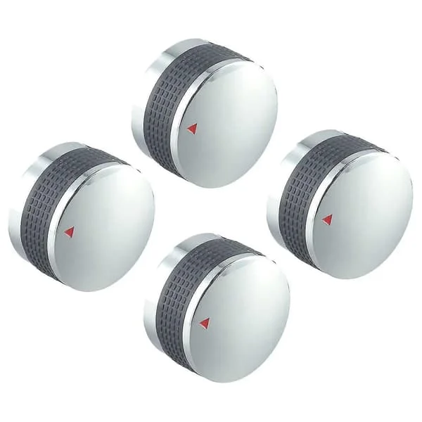 4 grillkontrolknapper (58 mm og 50 mm) - Reservedele til udendørs grillafbrydere, gaskomfur, tilbehør til grill- og haveudstyr, holdbare.