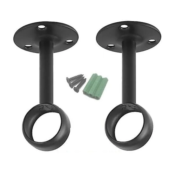 Dhrs Curtain Rod Holder for Curtain Rod, Ceiling Mount, Curtain Rod Holder, 2 pcs.
