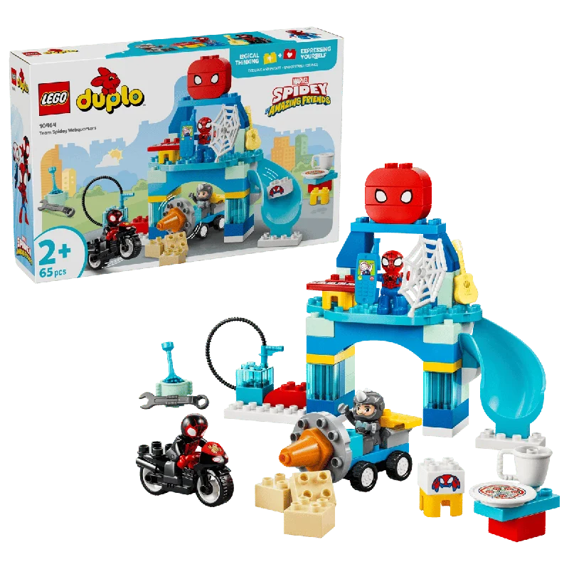 LEGO-LEGO DUPLO Disney Team Spideys nätkvarte-LEGO Duplo Marvel Team Spideys hovedkvarter 10464-LEGO-LEGO