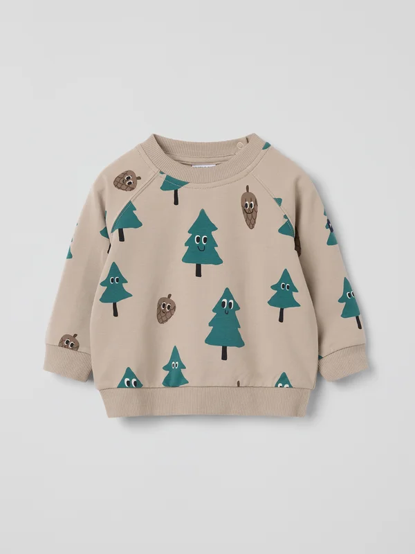 Collegegenser baby - 56 - barneklær - beige - Polarn O. Pyret
