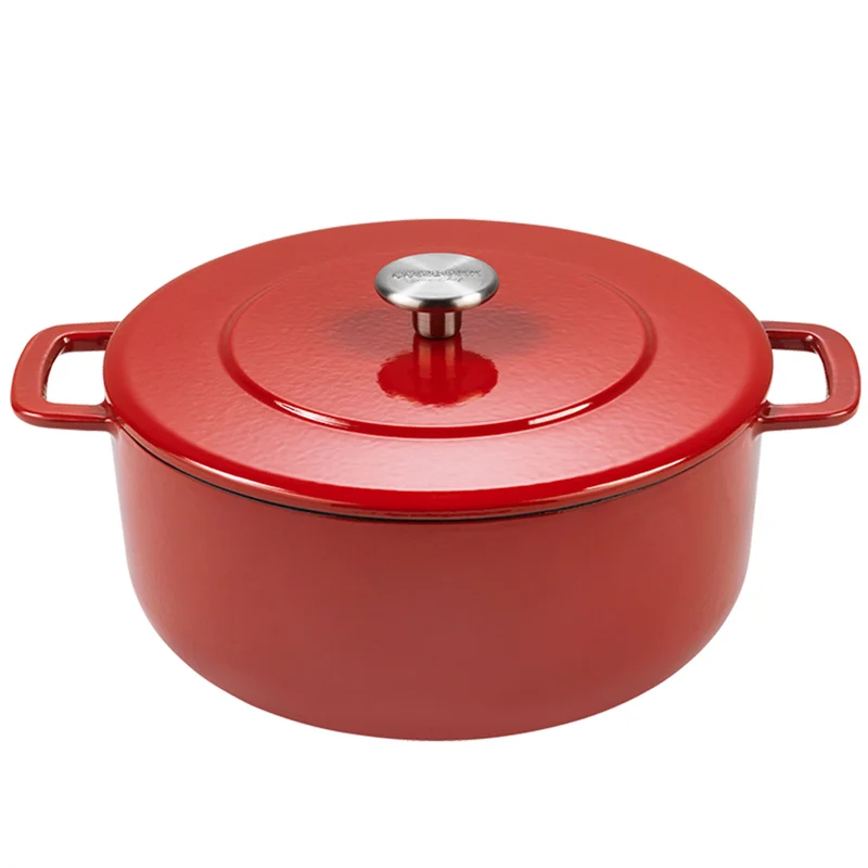Combekk Støbejernsgryde med låg Ø24 cm, cherry - Cherry red | KitchenOne