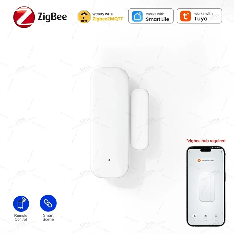 AliExpress - ZigBee Smart Fenster Tür Tor Sensor Kontakt Detektor Smart Life Sicherheit Alarm System Smart Home Tuya 2Mqtt App Fernbedienung
