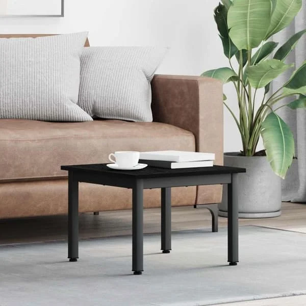 Soffbord Vidaxl Soffbord Svart ek 50 x 50 x 36 cm Ingenjörsträ