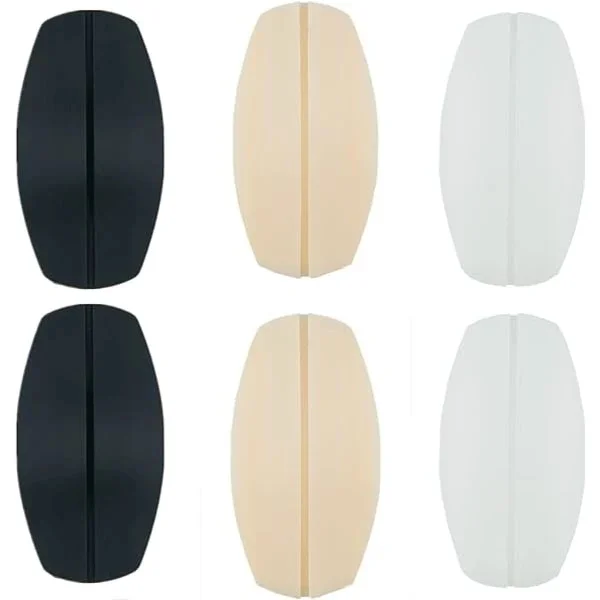 3 par silikone bh-strop puder til skridsikkerhed og lindring af skuldersmerter, 9 x 5 cm bh-strop holder.