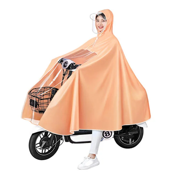 【NX】Elektrisk skoter Regn Poncho Vattentät Återanvändbar unisex cykel helkroppslång regnkappa Kompatibel med vuxna