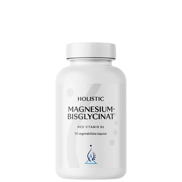 Holistic Magnesiumbisglycinat 100 mg 90 Vegetabilske kapsler