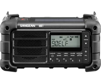 Sangean MMR-99DAB - DAB+ radio med handvev, solcellspanel, & batteridrift