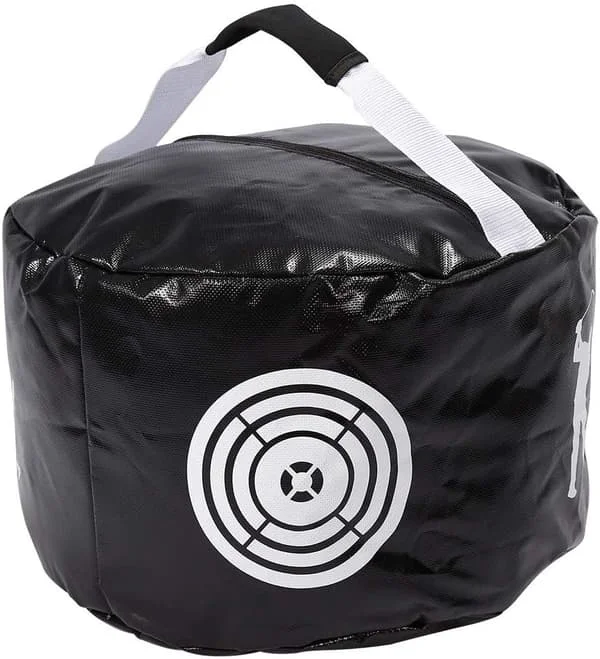 Health Gear Golf Impact Bag, Golf Smash Bag Swing Training Aids Golfer Practicing Bag (musta)