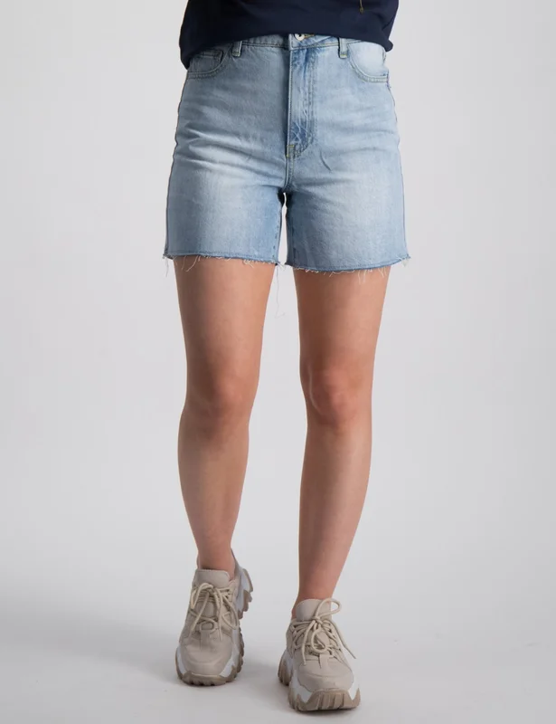 Grunt 90s Shorts Globe Blue Blå Shorts Jente - Kids Brand Store