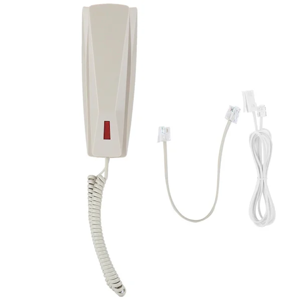 ACE-8903 Telefon til kontor, hjem, hotel med bord-/vægmontering, hvid