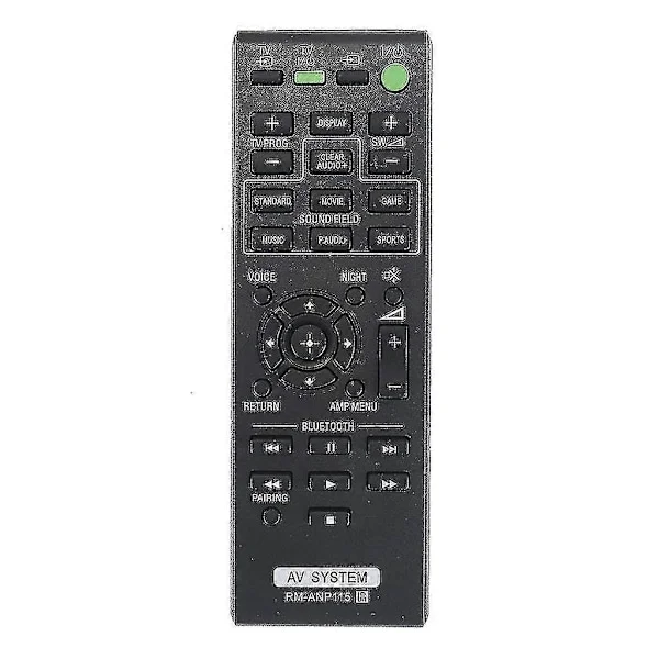 Fjernbetjening til Sony Soundbar - Soundbar Controller RM-ANP115 - Udskiftningsfjernbetjening til HT-CT370 HT-CT770 SA-CT370