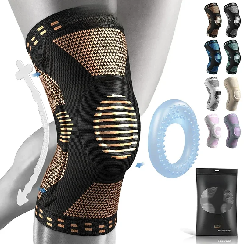 AliExpress - NEENCA Kupfer-Kniebandage, Kniestütze mit Patella-Gel-Pad und Seitenstabilisatoren für Knieschmerzen, Sport, Arthritis, ACL, Linderung 