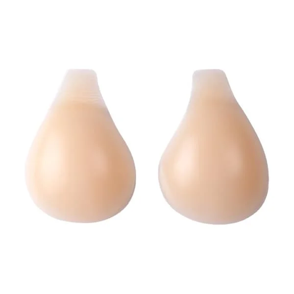 Stroppeløs Silikon Selvklebende BH (L), Usynlig Ryggløs BH Push-up
