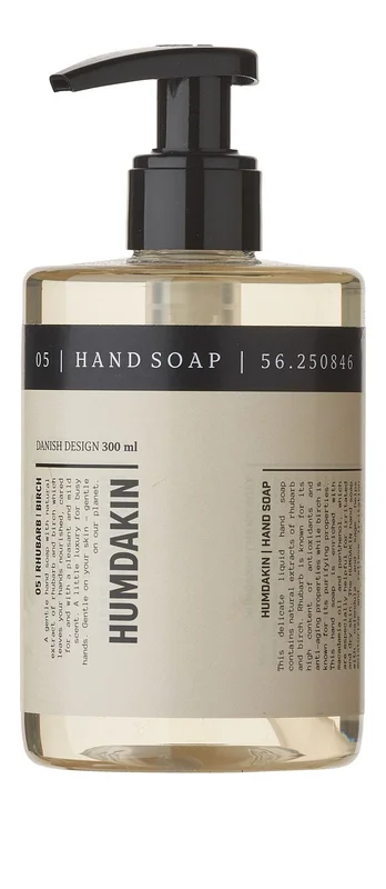 HUMDAKIN 05 Håndsæbe Rabarber & Birk 300 ml, Hudpleje, Håndpleje, Håndsæbe