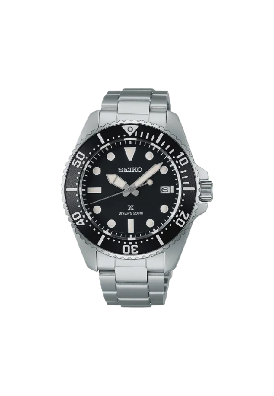 Seiko Prospex Svart/stål, Stållänk - Sne597p1 Klockor Herr 41 mm