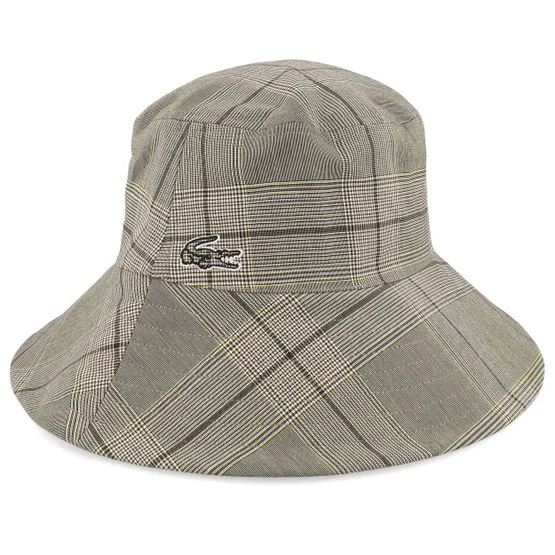 Lacoste - Grå bucket Hat - Viennese/Sesame-port Bucket @ Hatstore