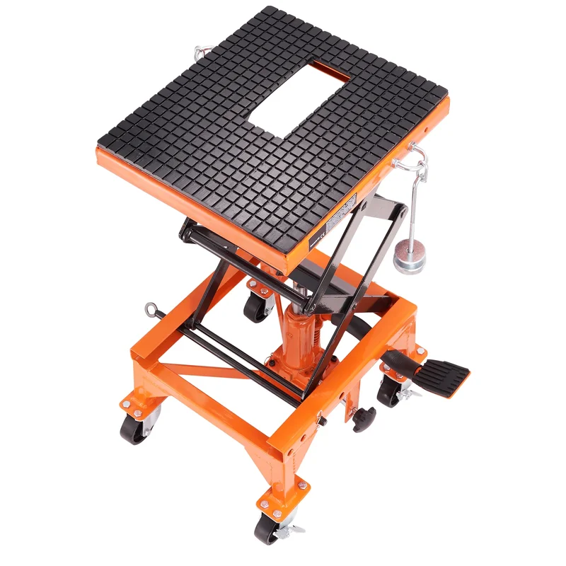 AliExpress - Table élévatrice hydraulique pour moto SucceBuy, 350 LBS, cric à ciseaux pour moto, cric hydraulique à commande au pied pour VTT, moto 