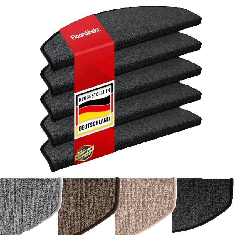 AliExpress - Stufenmatten London Pro | halbrund 25x65 cm | rutschhemmende Stufenmatte aus Polypropylen | Mit Klebewinkel | In