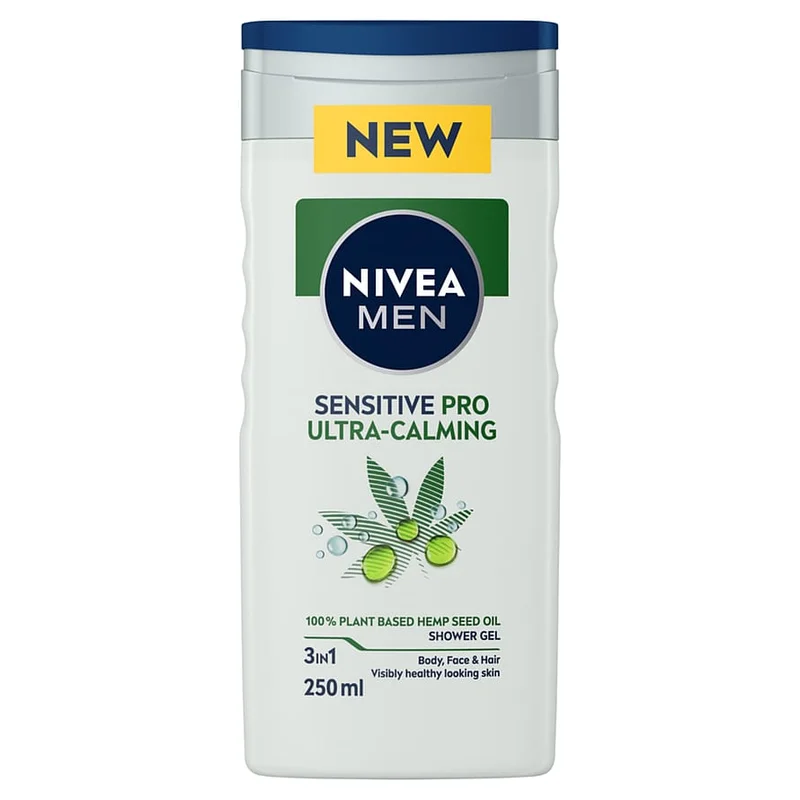 NIVEA NIVEA MEN Sensetive Pro Shower 250 ml, Mænd, Kropspleje, Bad & Brus