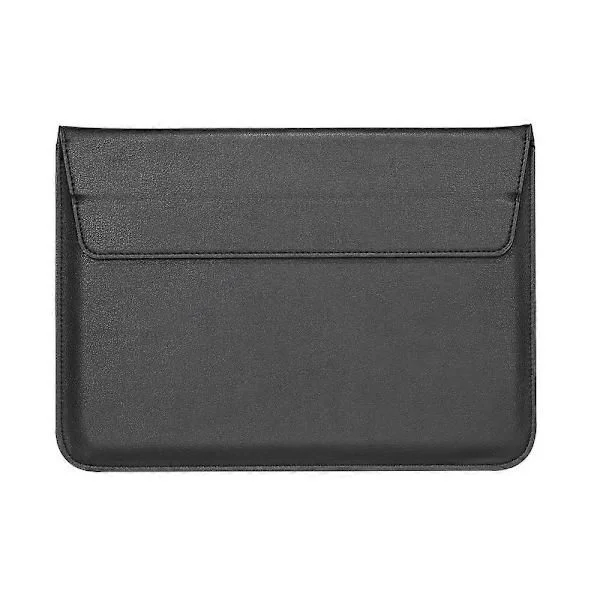 Kuvertstil PU Läder Laptop Väska Fodral för MacBook Air 13,3-tum/iPad Pro 12,9-Svart
