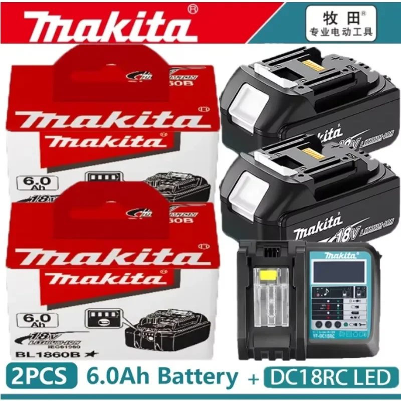 AliExpress - Batterie au lithium de remplacement Makita 6Ah pour batterie Makita 18V BL1840 BL1830B BL1850B BL1850 BL1860 BL1815