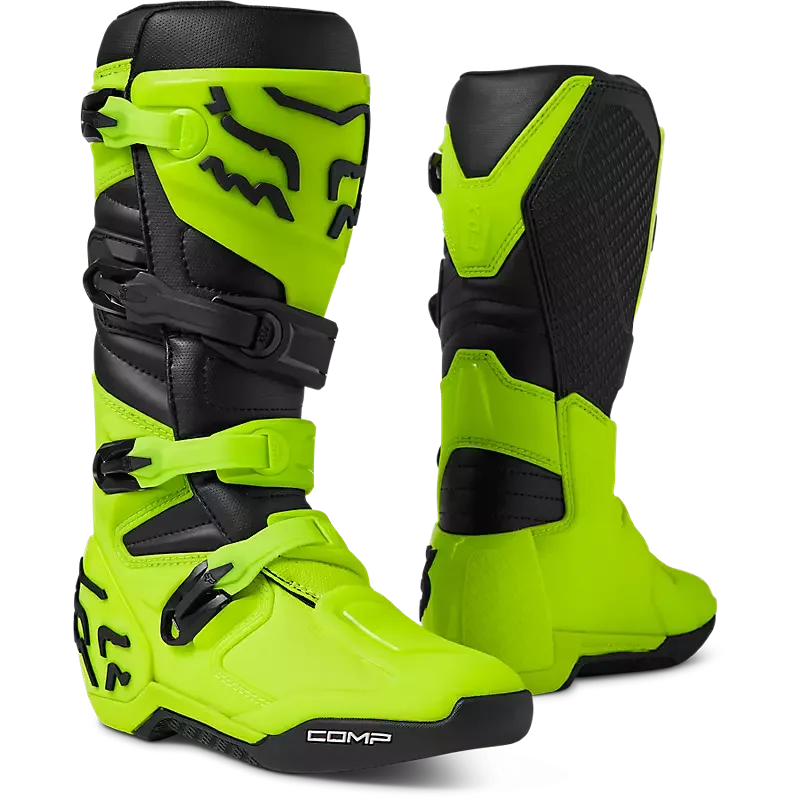 Botas de Cross FOX Comp Amarillo Flúor 49