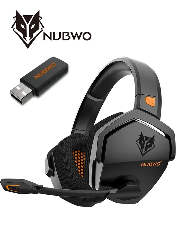 AliExpress - NUBWO G06 double casque de jeu sans fil 2.4GHz Bluetooth 5.3 casques Gamer avec Microphone pour PS5, PS4, PC, Mobile, commutateur